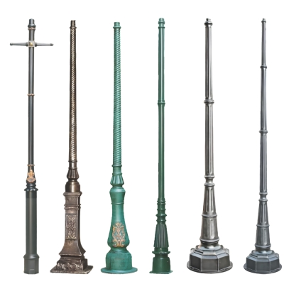 LI-8207 - LI-8212 Decorative Outdoor Pole Lights